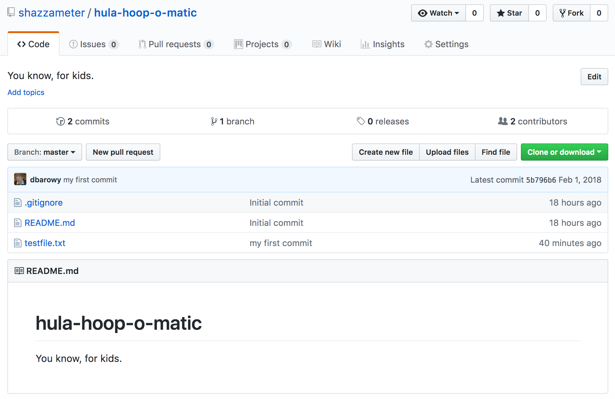 changes appear in github