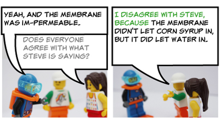 Accountable Talk Comic scene