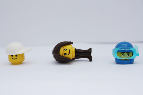 Legomen heads