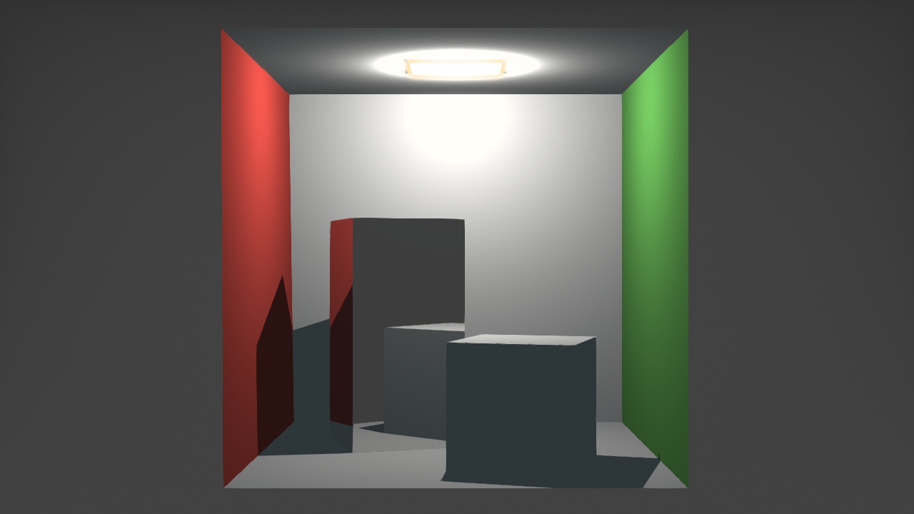 G3D Cornell box mirror, depth = 1